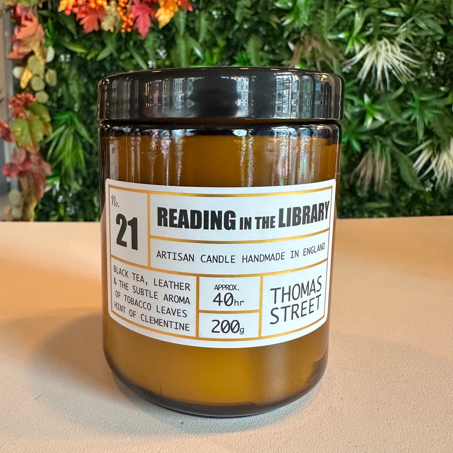 Thomas Street Candle No.21 Reading in the Library