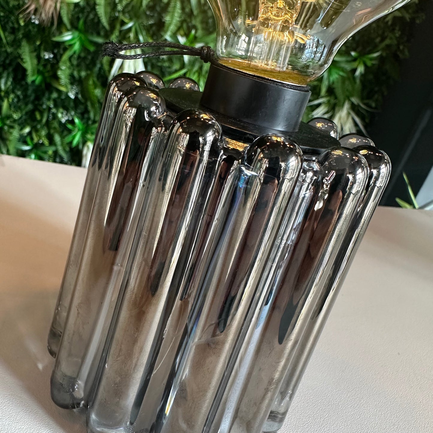 Glass Table Lamp (smoked grey)