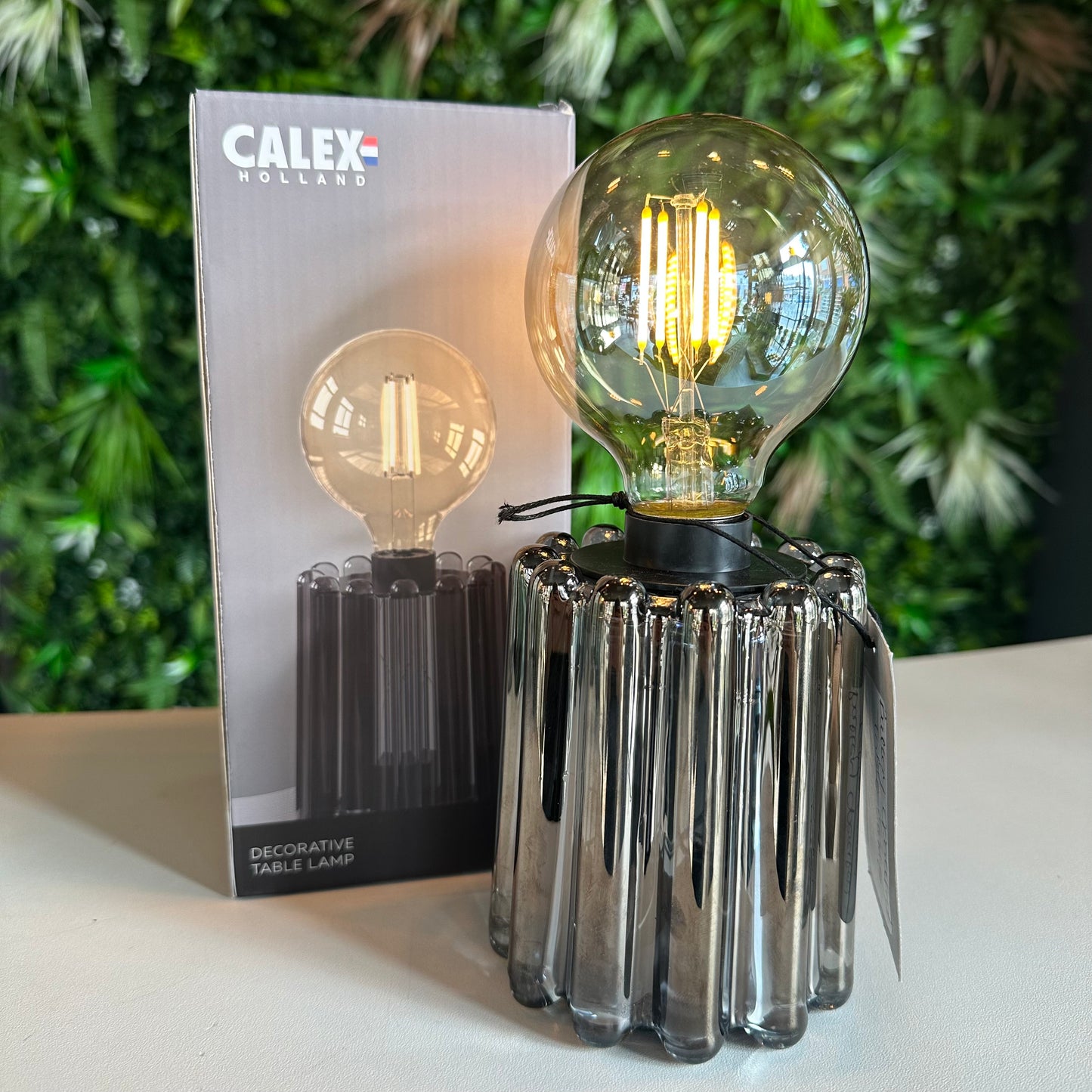 Glass Table Lamp (smoked grey)