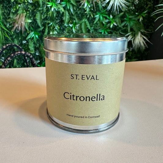 St. Eval Citronella Candle in Tin