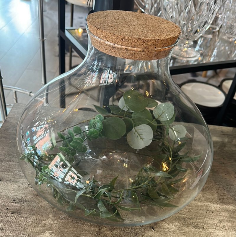 Decorative Jar with Cork - OUThaus