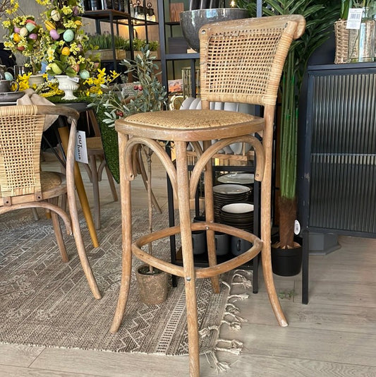 French Beechwood Barstool - OUThaus