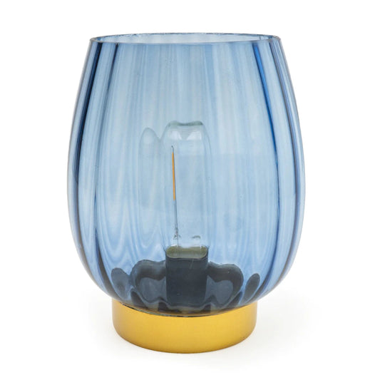 Glass LED Table Lamp (blue) - OUThaus