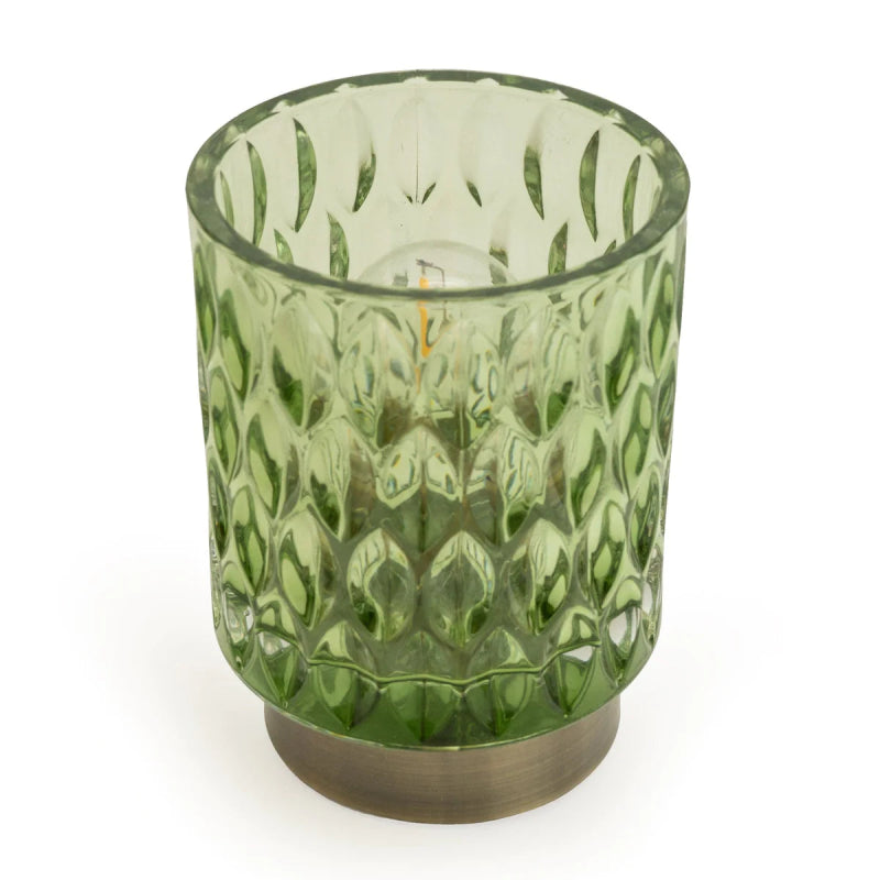 Glass LED Table Lamp (green) - OUThaus