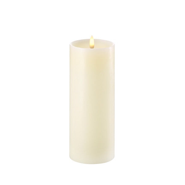 Uyuni Pillar Candle LED Ivory (L)