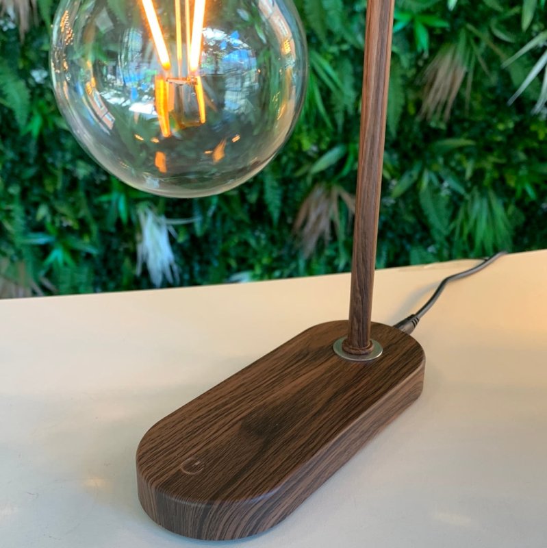 Light Bulb Lamp (Walnut) - OUThaus