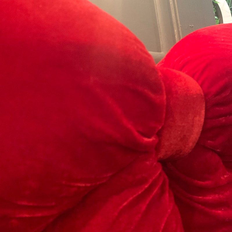 Red Velvet Bow (Large) - OUThaus