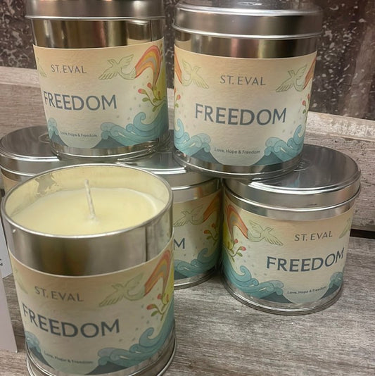 St. Eval Freedom Sea Salt Candle in Tin - OUThaus