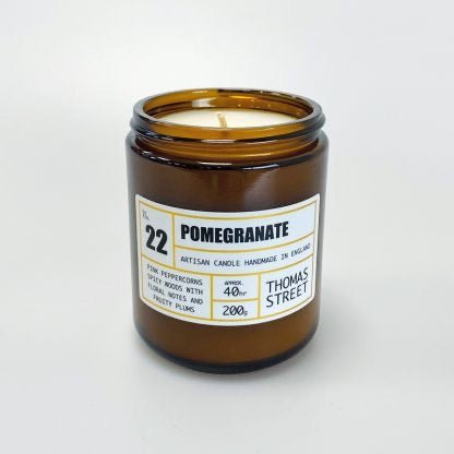 Thomas Street Candle No.22 Pomegranate - OUThaus
