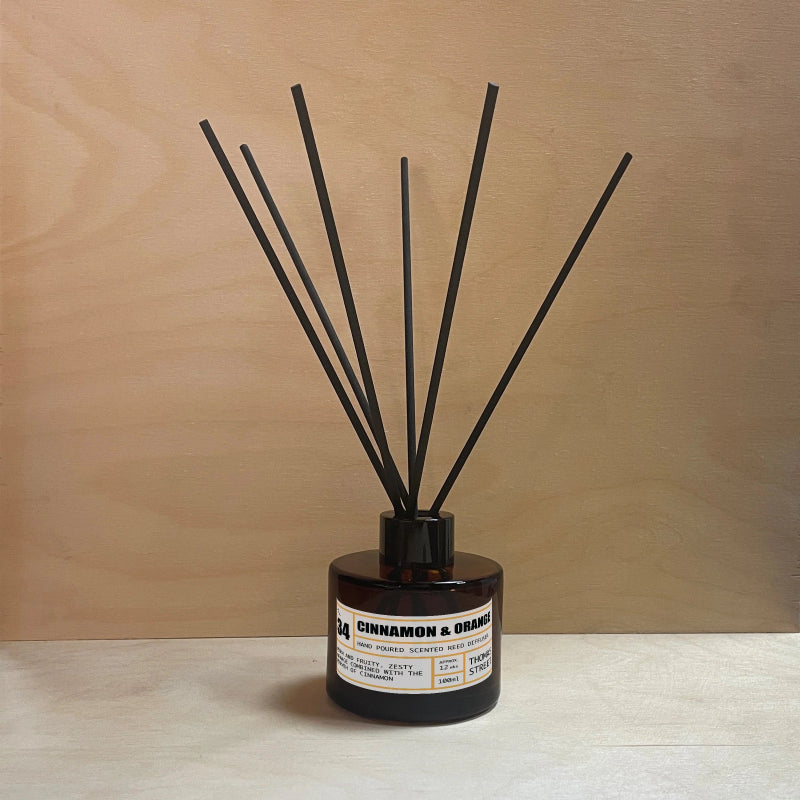 Thomas Street Diffuser No.34 Cinnamon & Orange - OUThaus