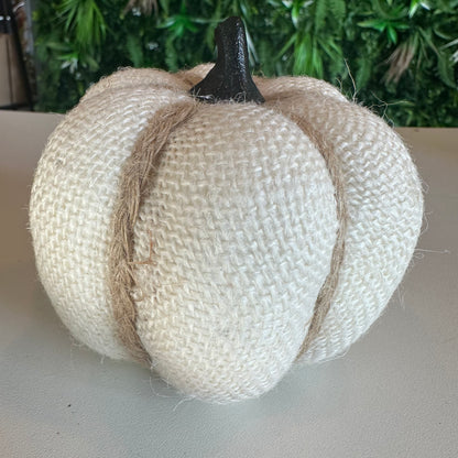 Fabric Pumpkin (Cream)