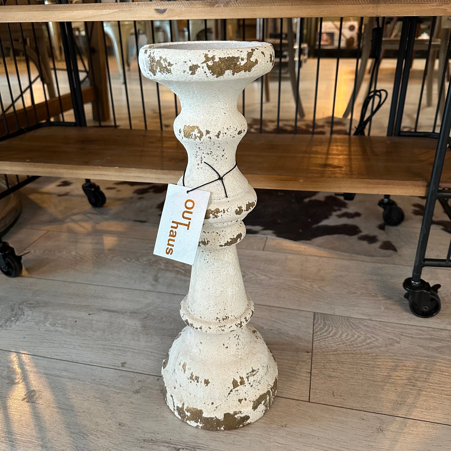 Ornate Pillar Candle Holder