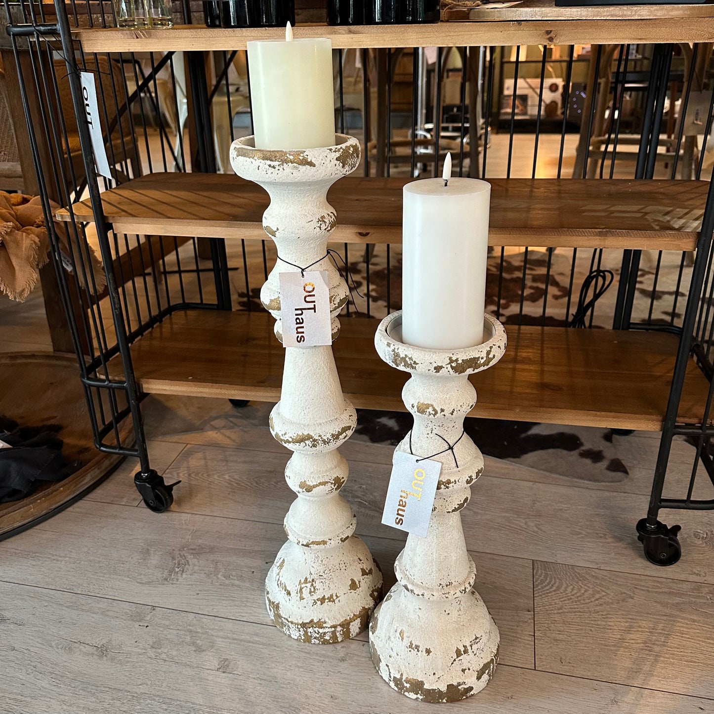 Ornate Pillar Candle Holder