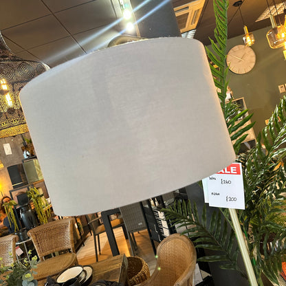 Champagne Floor Light With Table