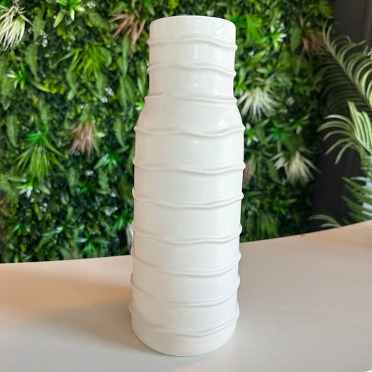 Ceramic Textured Vase (34cm)