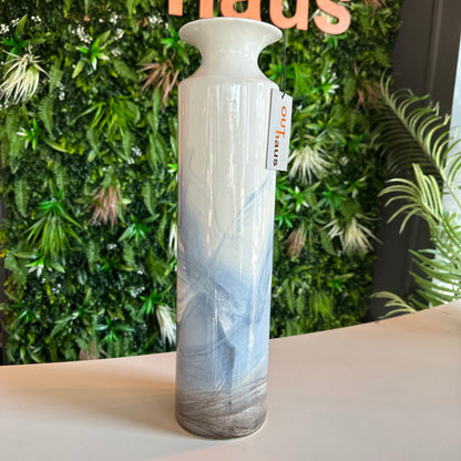 Hand Painted Wave Vase (43cm)