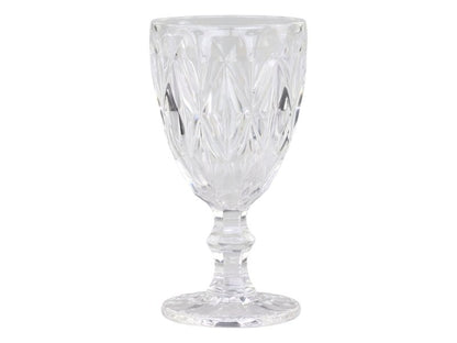 Diamond Cut Wine Glass - OUThaus