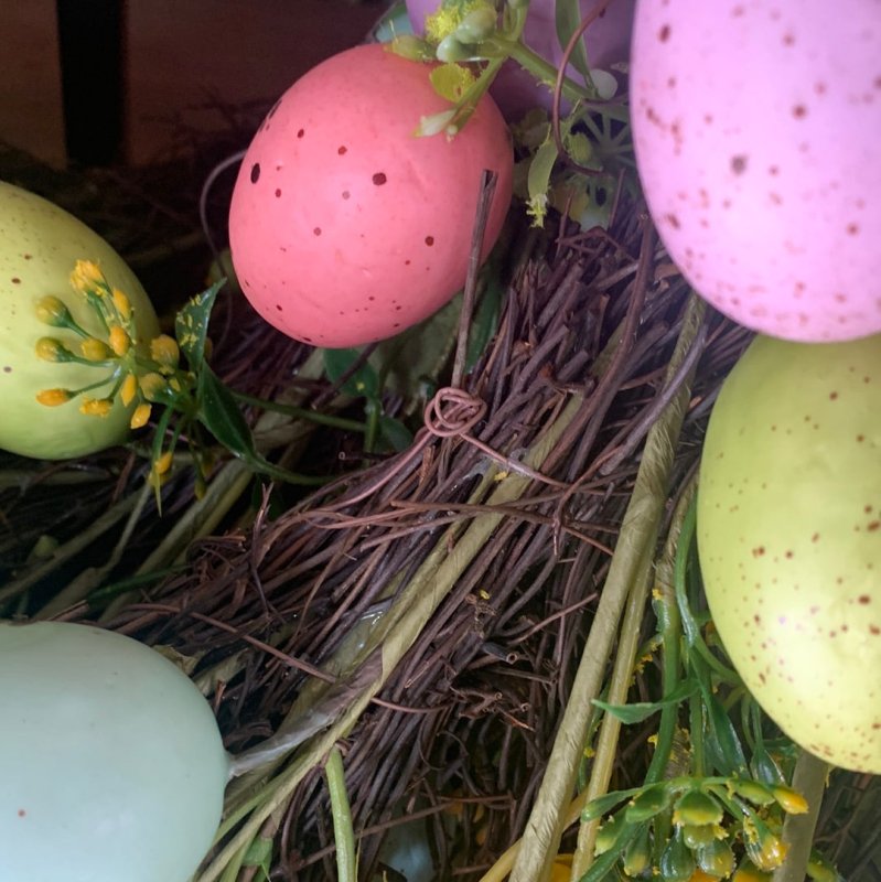 Easter Forsythia Wreath - OUThaus