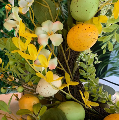 Egg lemon blossom Wreath - OUThaus