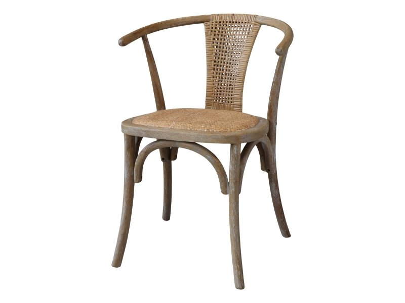 French Beechwood Chair with Armrest - OUThaus