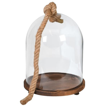 Glass Dome with Rope Handle - OUThaus