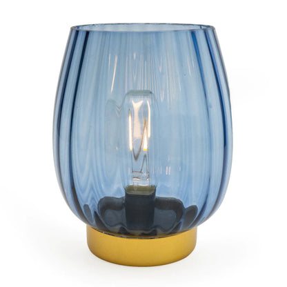 Glass LED Table Lamp (blue) - OUThaus