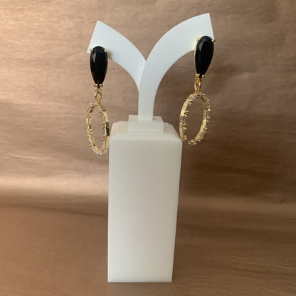 Gold Crystal Earrings - OUThaus