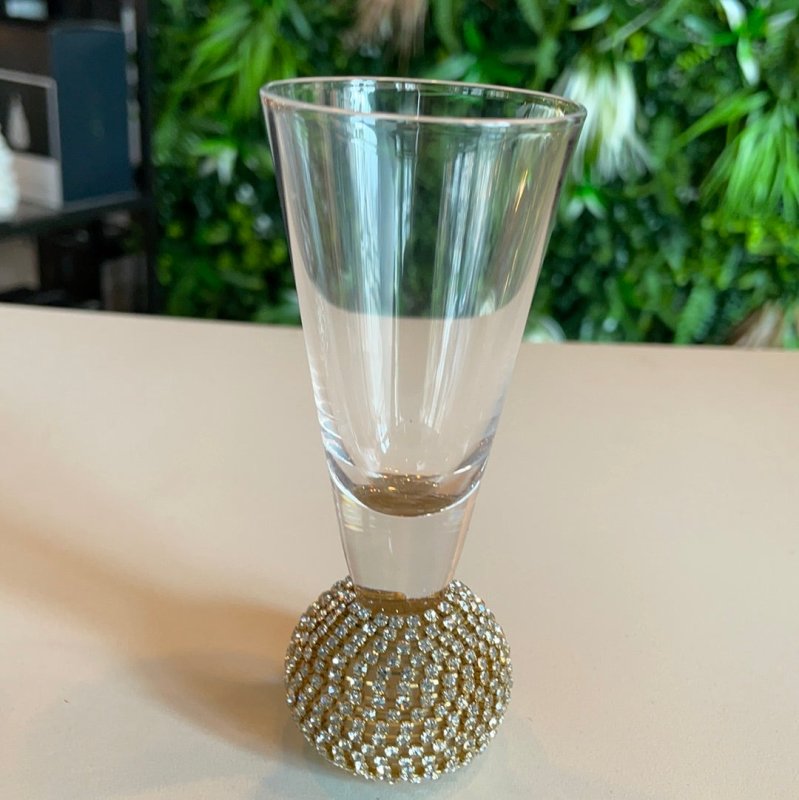 Gold Diamanté Shot Glass - OUThaus