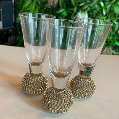 Gold Diamanté Shot Glass - OUThaus