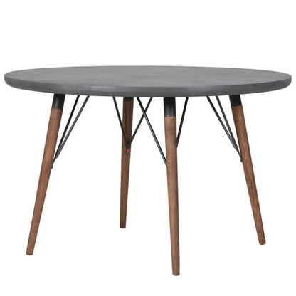 Grey Round Dining Table - OUThaus