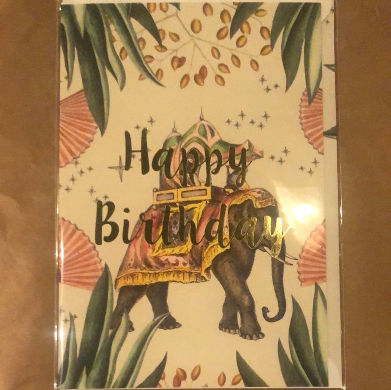 Jaipur Happy Birthday Card - OUThaus