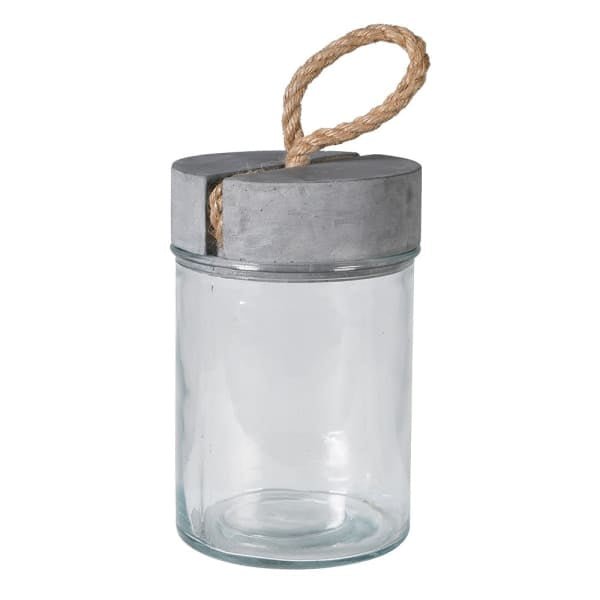 Jar with Concrete Lid - OUThaus