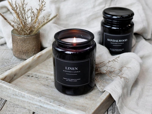 Lucon Scented Candle (Linen) - OUThaus