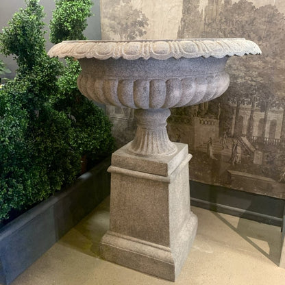 Marlborough House Urn on Plinth - OUThaus