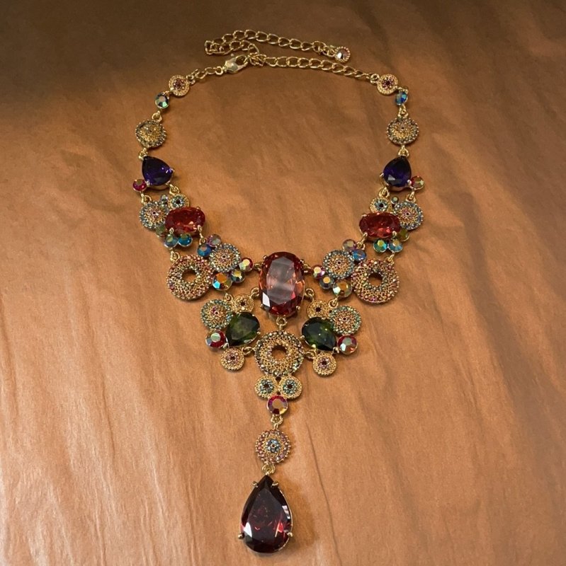 Multi Coloured Statement Necklace - OUThaus