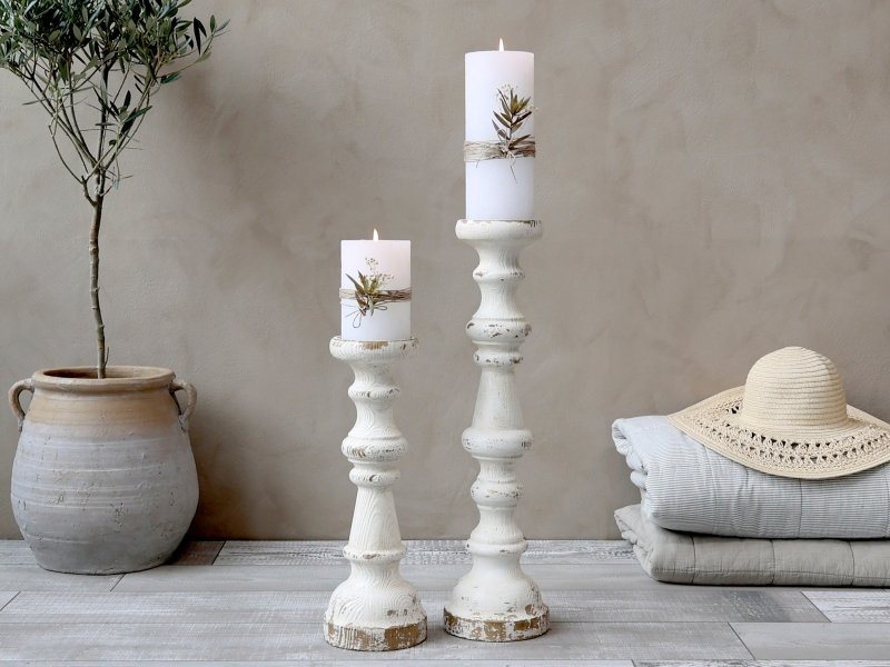 Ornate Pillar Candle Holder - OUThaus