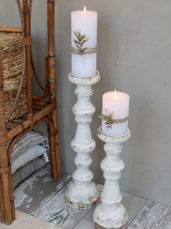 Ornate Pillar Candle Holder (44.5cm) - OUThaus