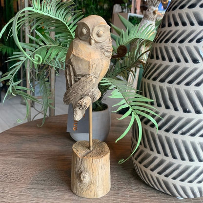 Owl On Stand - OUThaus