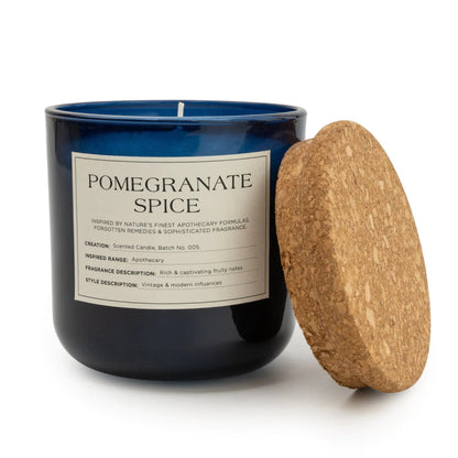 Pomegranate Spice Glass Candle - OUThaus