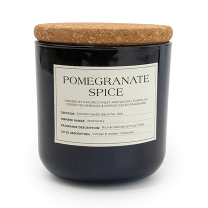 Pomegranate Spice Glass Candle - OUThaus