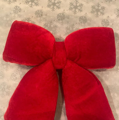 Red Velvet Bow (Small) - OUThaus