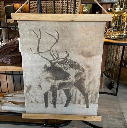 Reindeer Hanging Canvas - OUThaus