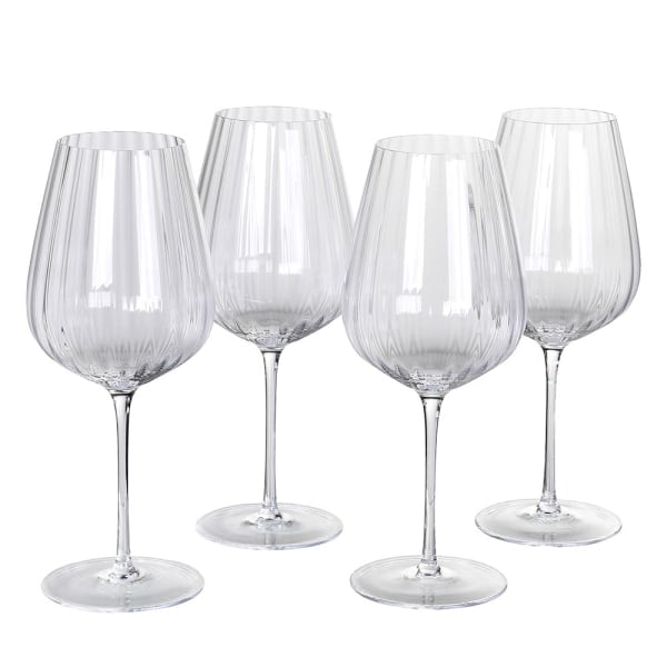 Ribbed Wine Glass - OUThaus