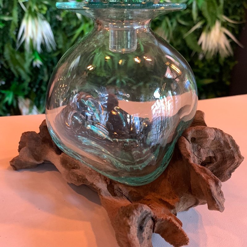 Sculpted Glass Jar - OUThaus