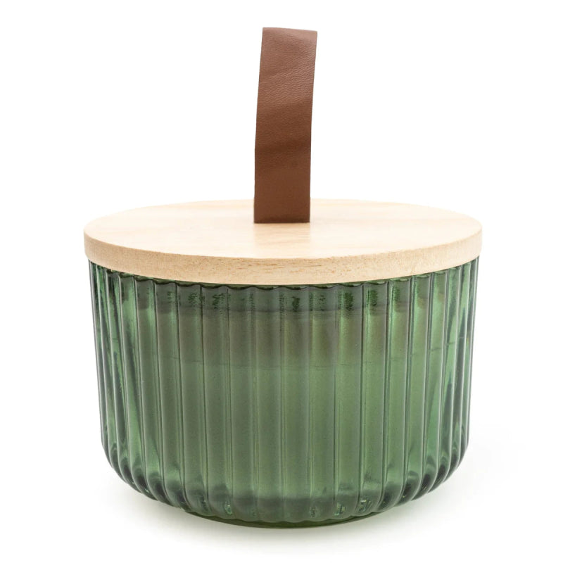 Sicilian Basil & Wild Lemon Glass Candle - OUThaus