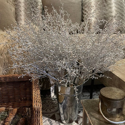 Silver Metallic Branch - OUThaus