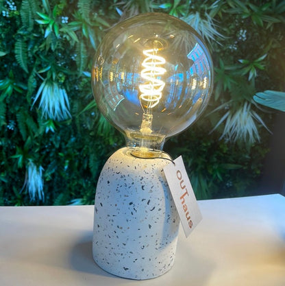 Stone Base Light (white including bulb) - OUThaus