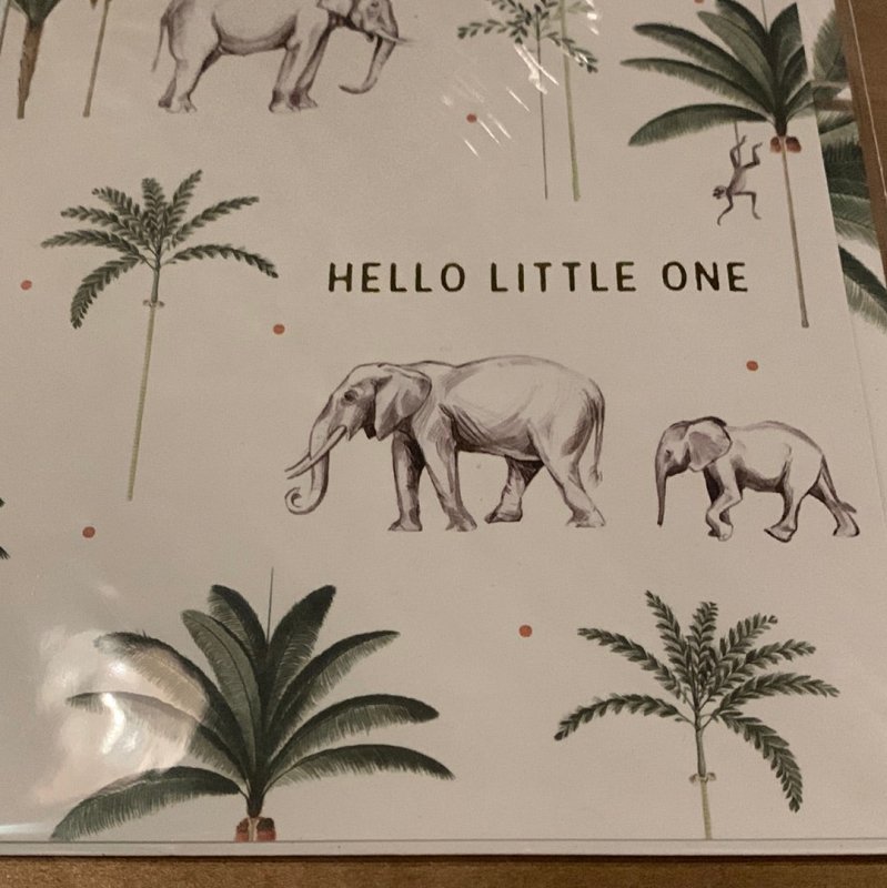 The elephant parade little one card - OUThaus