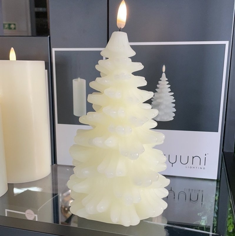 Uyuni Tree Candle LED Ivory - OUThaus